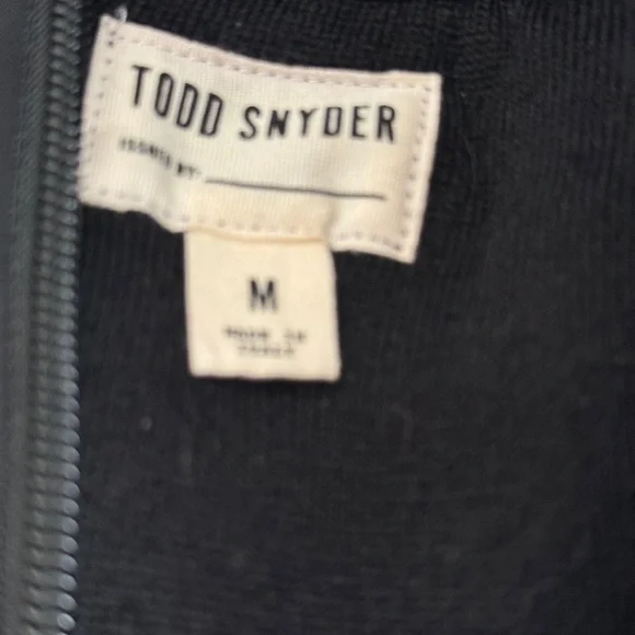 Todd Snyder Italian Recycled Fleece Full Zip Jacket Size M NWOT